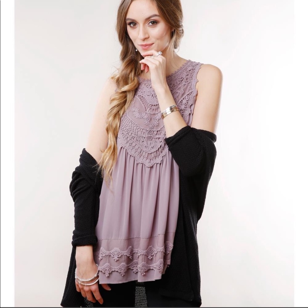 Purple tank top